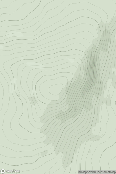 Thumbnail image for Shaw Hill [Carrick and Galloway] showing contour plot for surrounding peak